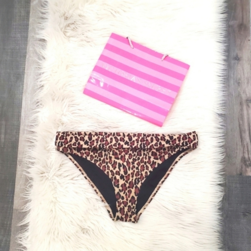 Victoria's secret leopard bikini bottoms